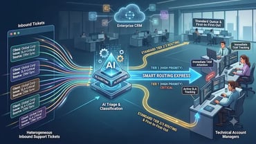 Intelligente Routing-Workflows für effektiven B2B-Support