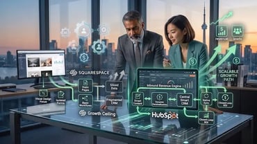 Squarespace 与 HubSpot Content Hub 对比：超越基础模板
