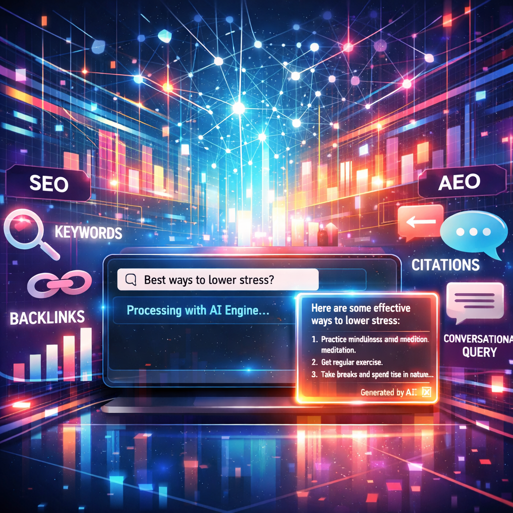 AEO vs SEO: Navigating the 2026 Shift to Answer Engine Optimization episode artwork