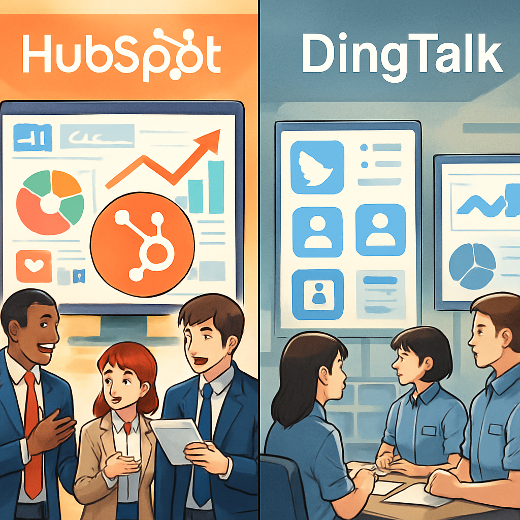 DingTalk vs. HubSpot: La mejor opción para crecimiento y control