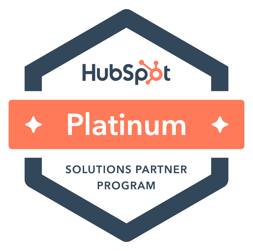 Insignia de Socio de Soluciones de HubSpot